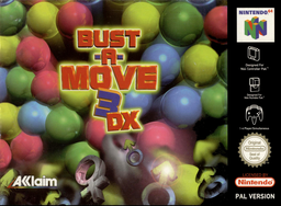 Bust-A-Move 3 DX box art for Nintendo 64